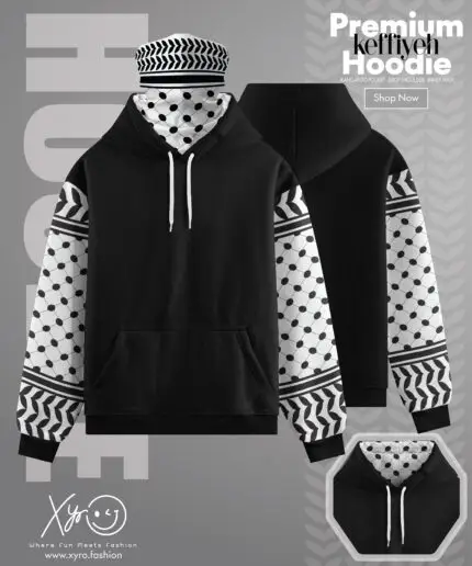 Premium Keffiyeh Hoodie by XYRO