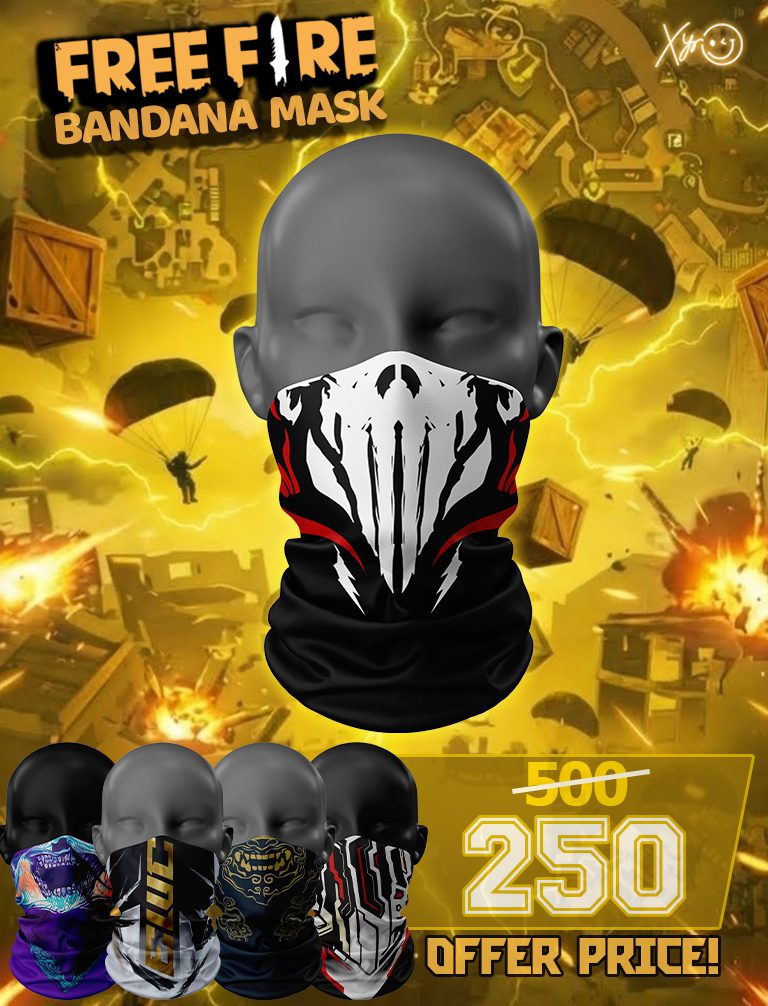 Mask 03 Bandana Masks – Free Fire Edition - Image 1