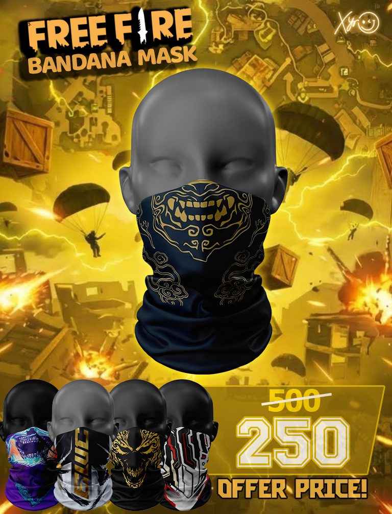 Mask 06 Bandana Masks – Free Fire Edition - Image 1