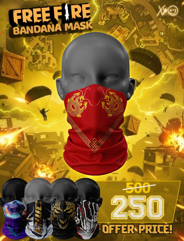 Mask 07 Bandana Masks – Free Fire Edition - Image 1
