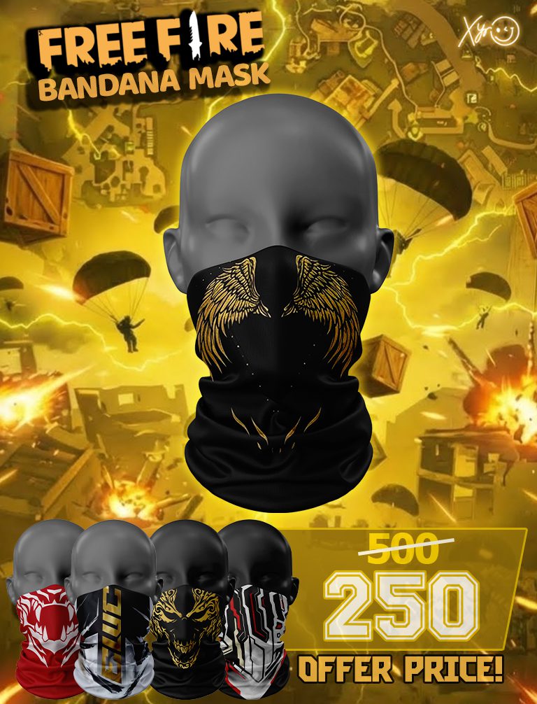 Mask 09 Bandana Masks – Free Fire Edition - Image 1