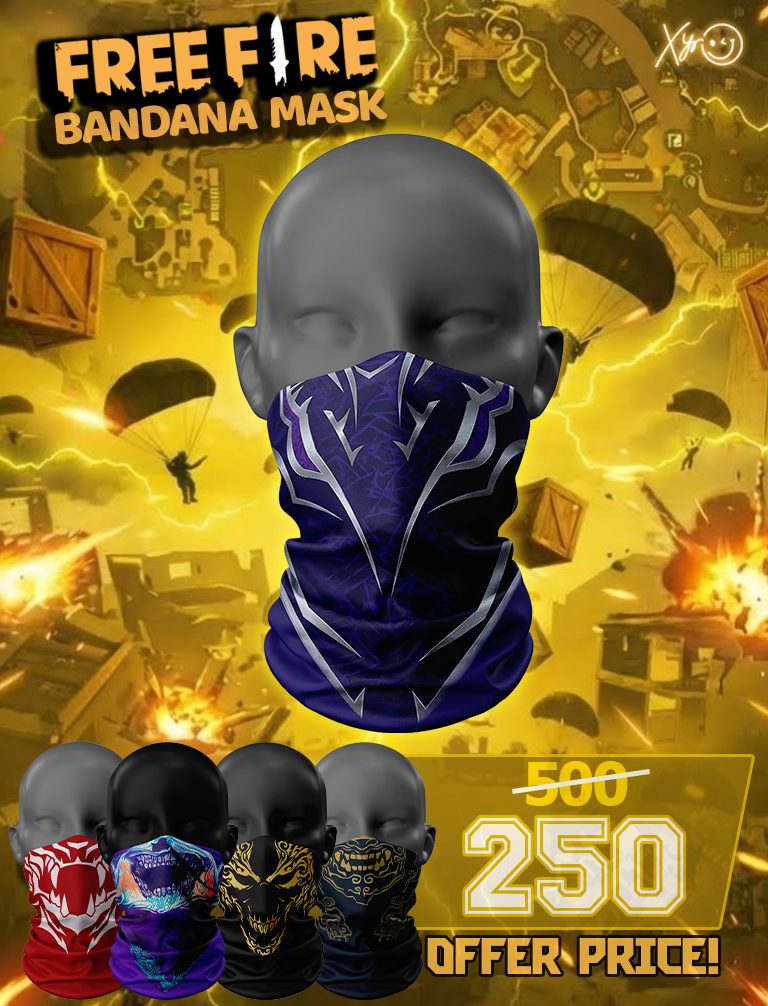 Mask 12 Bandana Masks – Free Fire Edition - Image 1