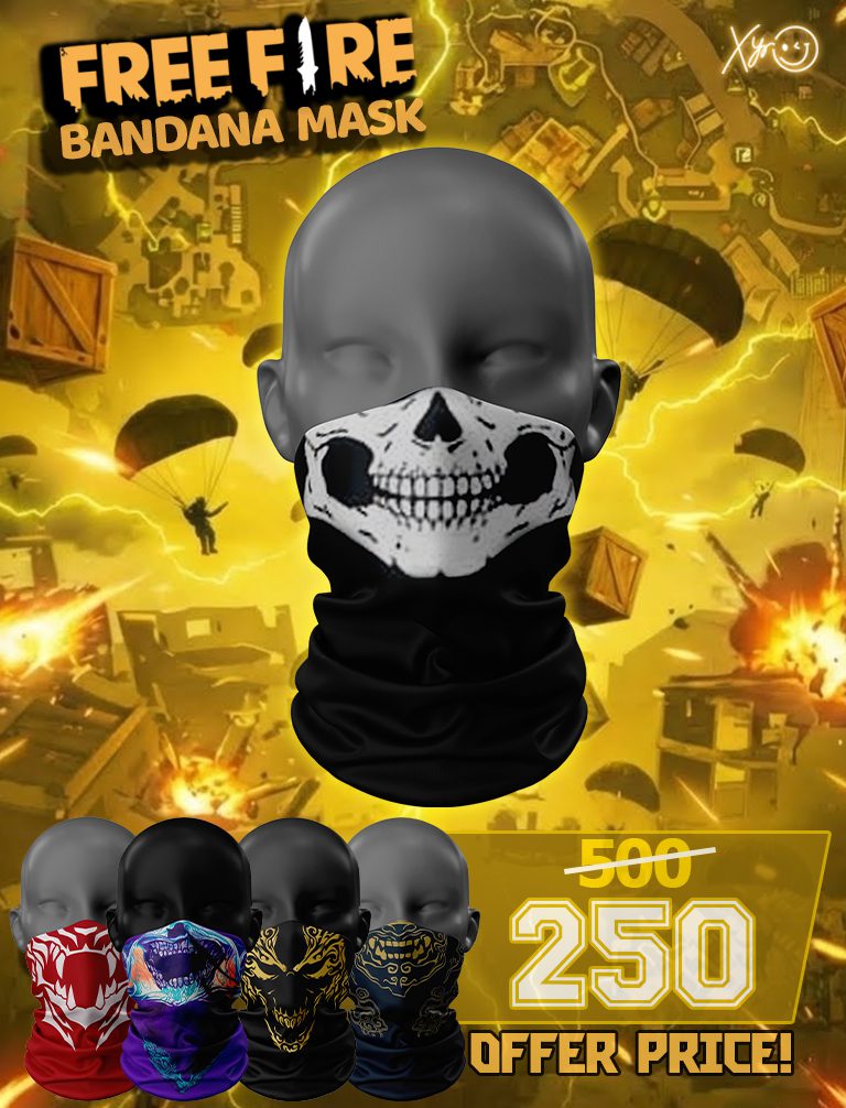 Mask 13 Bandana Masks – Free Fire Edition - Image 1