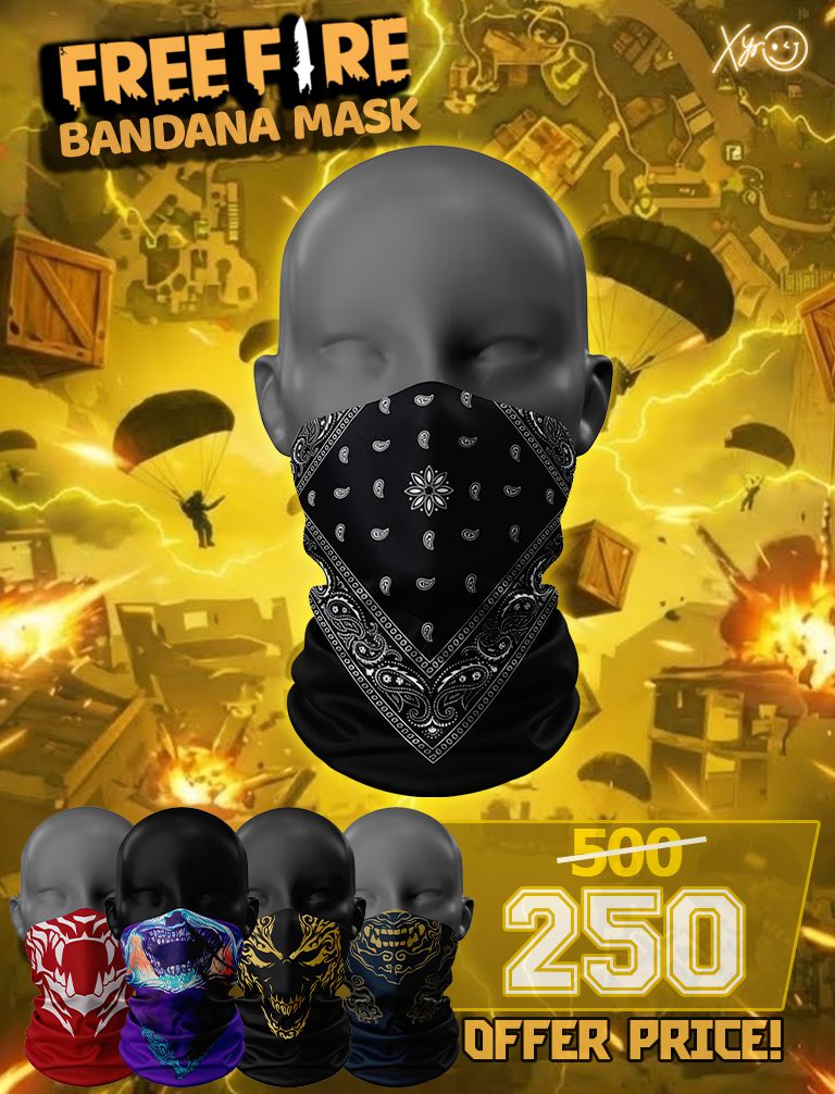 Mask 14 Bandana Masks – Free Fire Edition - Image 1